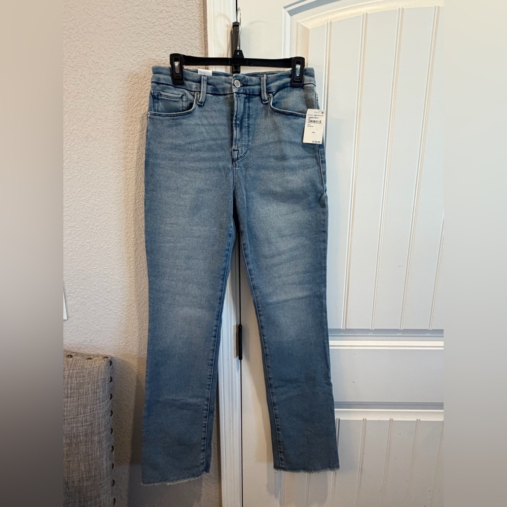 Good American Good Legs Straight Jeans sz 8/29 new